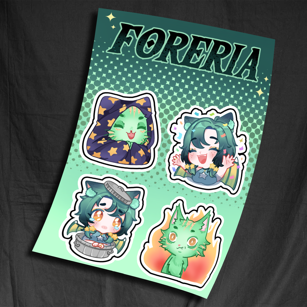 Foreria sticker sheet
